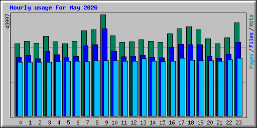 Hourly usage for May 2026